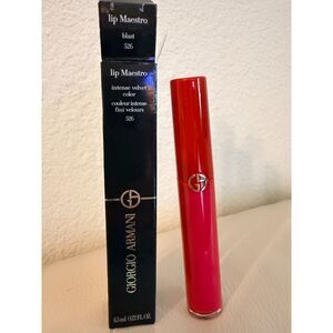 NIB Giorgio Armani Lip Maestro Intense Velvet Color 526 Blast Lipstick